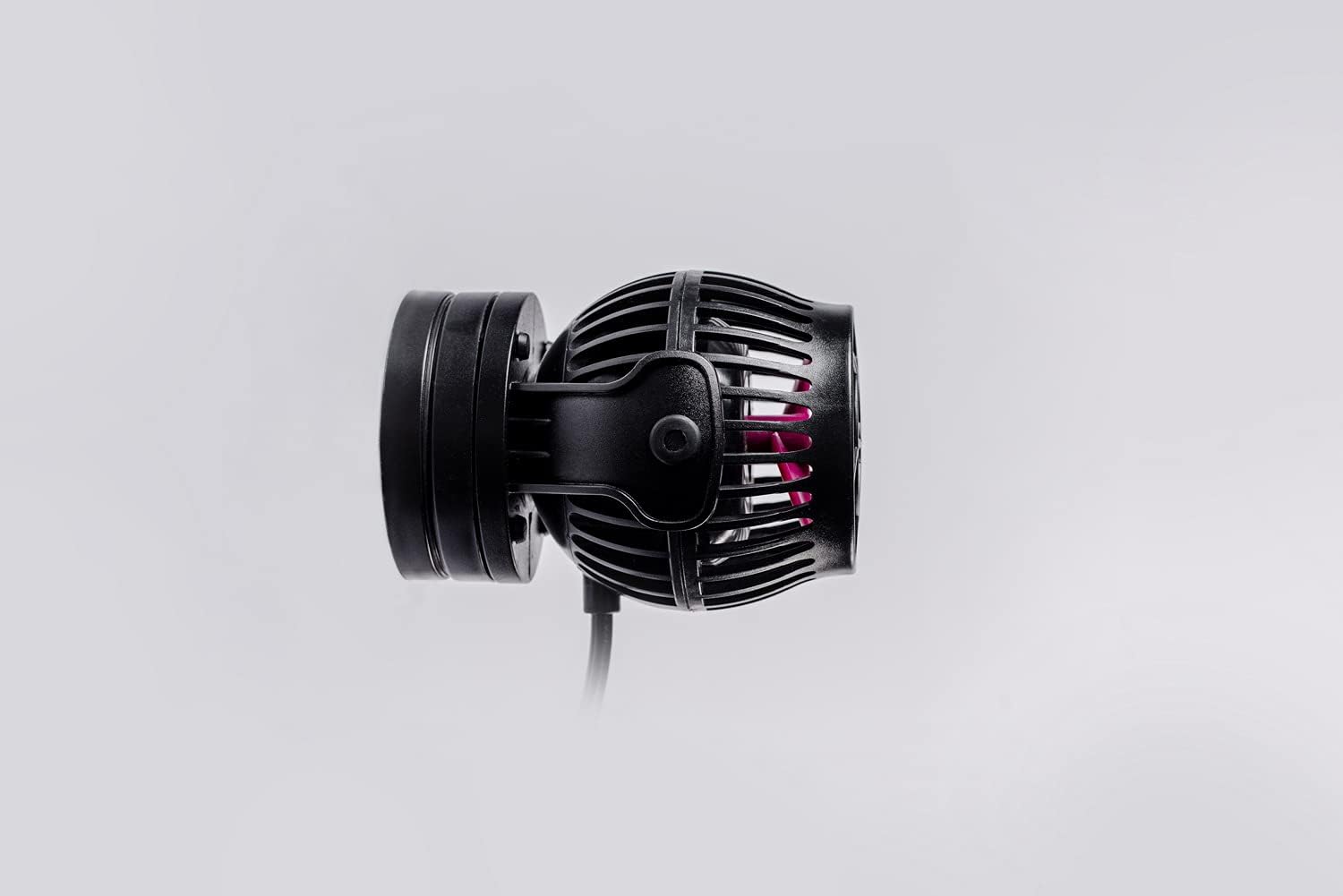 Jebao MOW-22 wave maker from a side profile, showing its compact design.