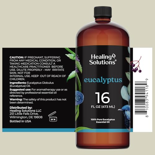 Aceite Esencial de Eucalipto Healing Solutions 16oz miniatura 2