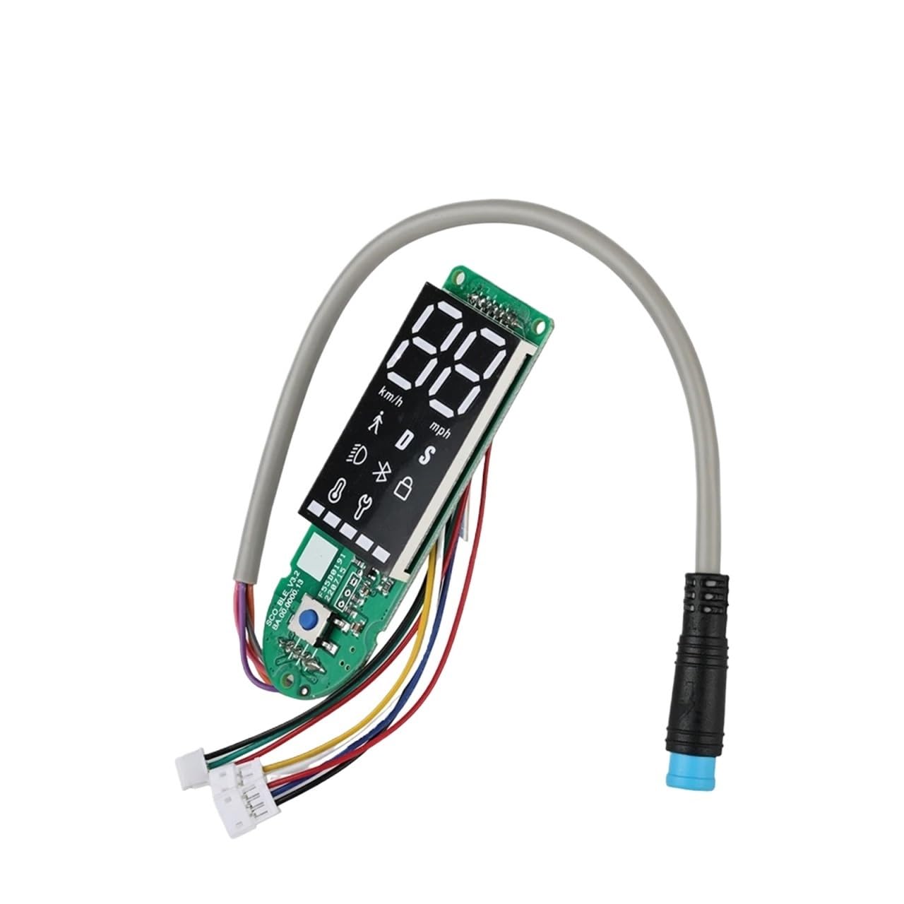 Accesorios para patinetes eléctricos Panel de Pantalla Compatible con Patinete eléctrico Xiaomi 3, Placa Bluetooth MI3, Piezas de Repuesto de Panel LED(Dashboard n Cover)