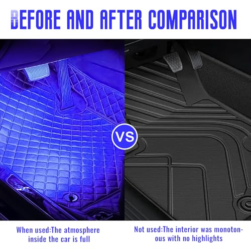 Lámparas LED interiores inalámbricas para auto 4 unidades miniatura 5