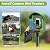 Bird Feeder Pole, 80 Inch Bird House Pole Stand for Outdoors Heavy Duty Metal Feeding Station Kit with 2 Hooks for Birdhouse & Pole Mount birdfeeders Outside, 1 Inch Diameter, 1 Pack
