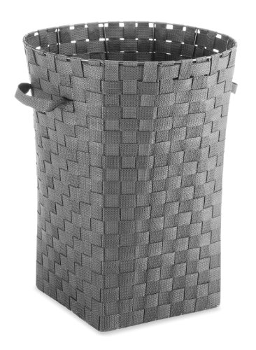 Whitmor Round Woven Strap Hamper