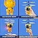 Tcvents Flying Robot Toys for Kids, Rc Flying Toy Hand Operated Drones with LED Lights Indoor Mini Drone Rc Helicopter Birthday Easter Gifts for Boys Girls Age 6-8 9 10 11 12+ Years Old