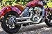 Kuryakyn 624 Motorcycle Performance Accessory: Crusher Maverick 2.5" Slip-On Exhaust Mufflers for 2015-19 Indian Scout Motorcycles, Chrome, 1 Pair