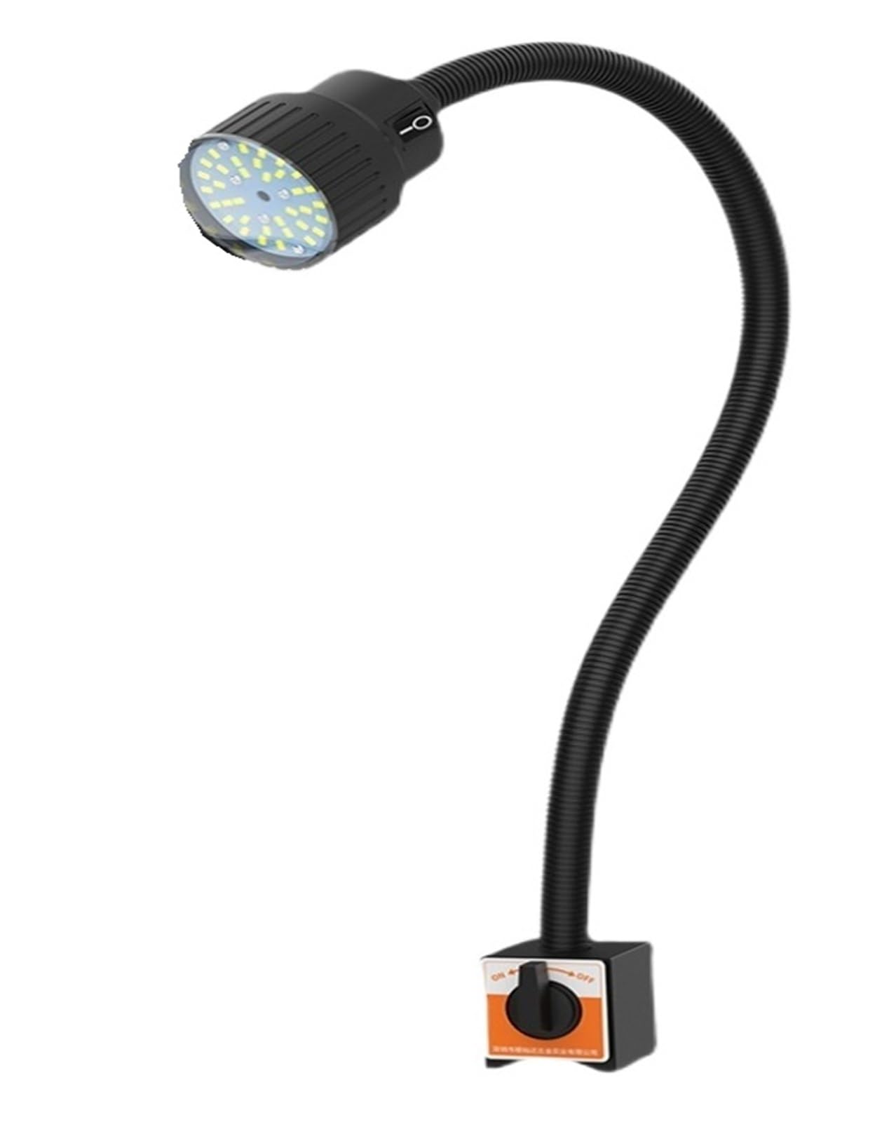 WXVFX 5W/10W/12W Led Machine Tool Work Light Strong Magnetic Flexiable Gooseneck Machine Equipment Clip Lathe Work Table Lamp 24/220V(10W 220V R-Magnetic)
