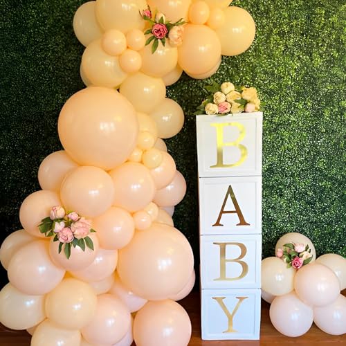 Image of Voircoloria Blush Balloons, 66pack 12inch Nude Latex Party Balloons for Graduation, Wedding, Birthday, Bridal Shower, Baby Shower, Boho Theme Party, Anniversary Party Decorations