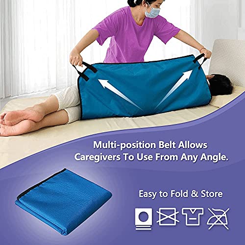 Coussin de tirage avec poignées pour transfert de lit facile - 6