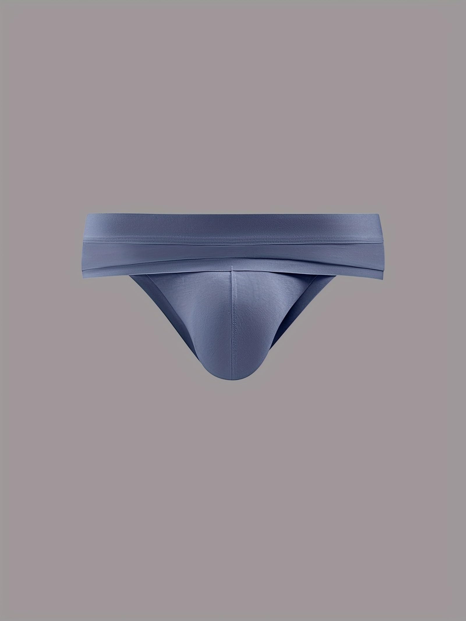 Calzoncillos triangulares para hombre con bolsillo grande, ropa interior deportiva transpirable