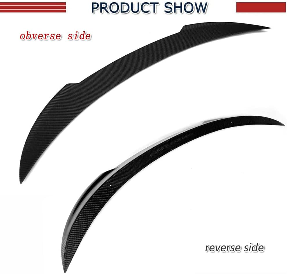 Carbon Fiber Trunk Spoiler for Maserati Ghibli Sedan 2014-2024 Rear Wing Spoiler Lip Body Kits Factory Outlet