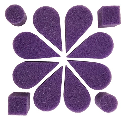 Ruby Red Paint, Inc. - Face Painting Petal Sponge, Purple