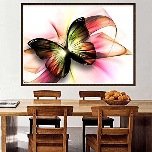Kit Diamant Peinture Papillon 5D Carré Rond Broderie 50x120cm