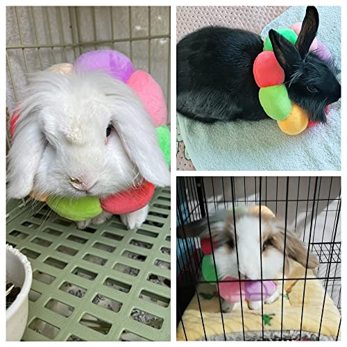 Elizabeth Halskrause für Kaninchen, verstellbar, für Kaninchen, Chinchilla, Meerschweinchen, Kätzchen nach Operationen, Wundheilung, für kleine Tiere (Größe XS)