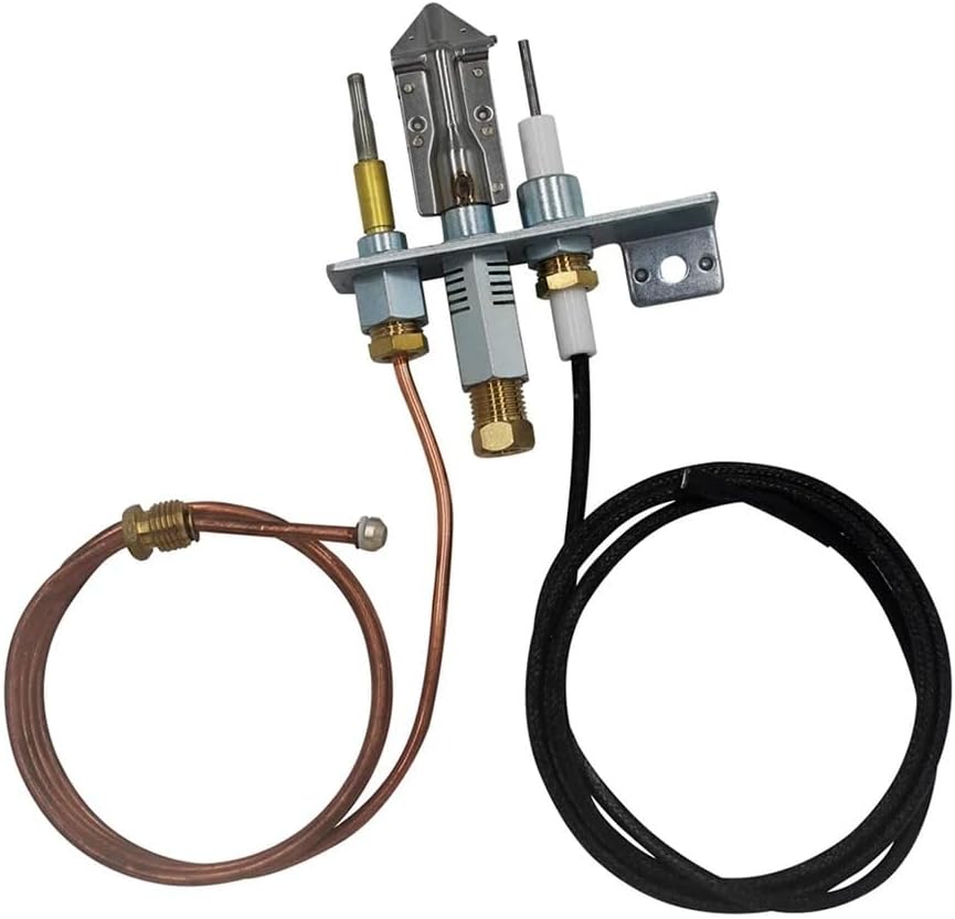 Catering Gas Appliance Cooker Heating Parts Natural Gas Pilot Burner Assembly Kit with Thermocouple and Igintion 900mm
