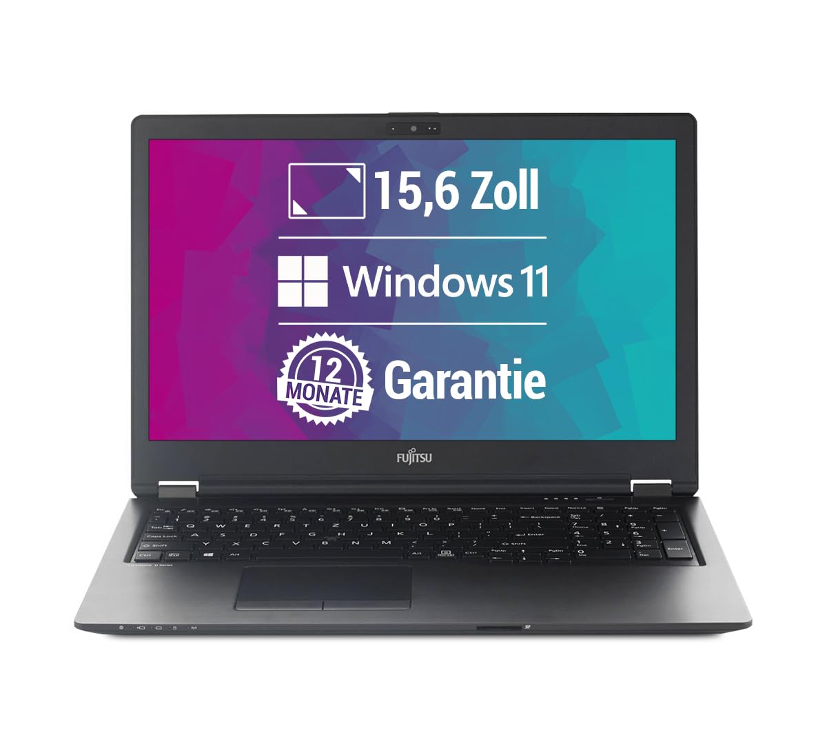 Fujitsu LifeBook U759 15,6 Zoll Full HD Laptop Intel Core i7-8565U@ bis zu 4,6 GHZ 16 GB 512 GB SSD mit Windows 11 Pro & GRATIS Antiviren-Software inkl. 12 Monate Garantie (Generalüberholt)