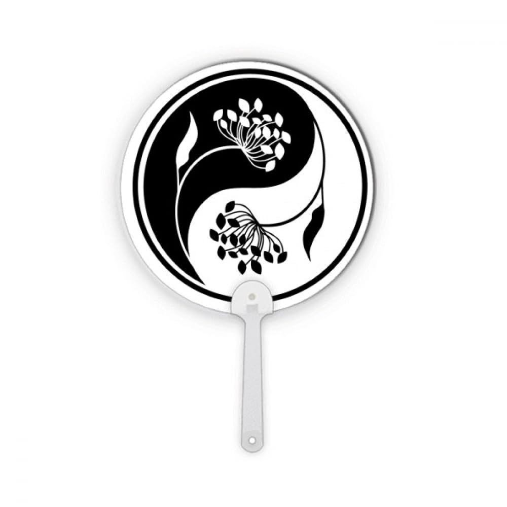 Culture Yin-Yang fleur ronde décoration plastique zen pour salon et bureau