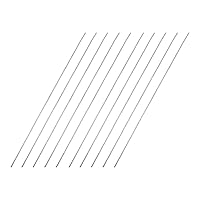 Vista 139 de uxcell Varilla redonda sólida de acero inoxidable 304 de 0.197 in x 5.906 in para manualidades de bricolaje - 10 piezas