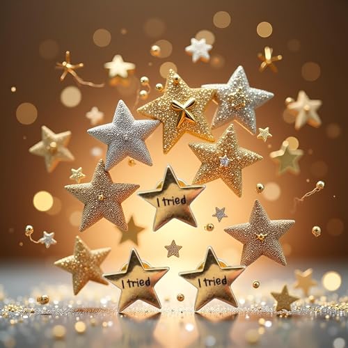 Image of 3 Pcs i Tried Stars Enamel Pin Creative Pop-Enamel Pin Lapel Badges Brooch Funny Brooches and Pins Fashion Jewelry