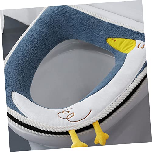 Alipis 1 Stück Cartoon Toilettensitzabdeckung Pad Toilettenkissen Pad Klebrige Toilettenabdeckungen Toilettensitzpolster Toilettensitzkissen Verdickte Toilettensitzabdeckung Universal – Bild 8