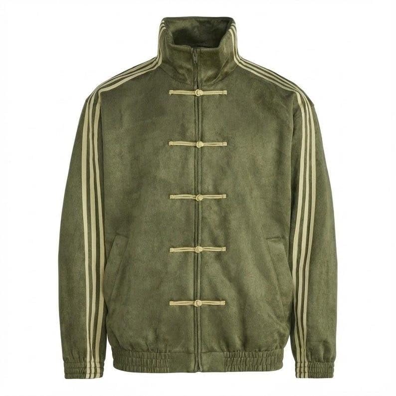EXOTIX Men's Chinese New Year Suede Jacket