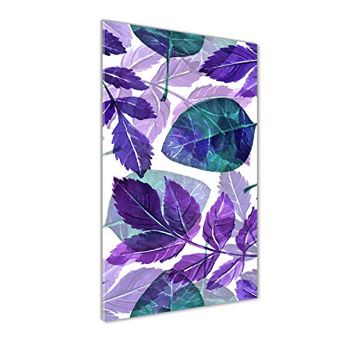 Image tableau sur verre fleurs violettes pour décorer la cuisine - 2