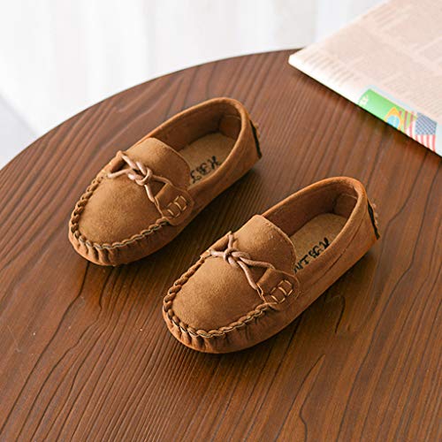 Image of Toodii Children Boys Girls Loafers Solid Color Soft Bottom Breathable Casual Shoes Dark Blue