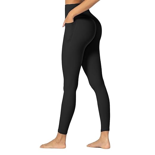 Sunzfly Invisible Butt Scrunch Workout Leggings with Pockets for Women, No Front Seam Gym Yoga Pants with Tummy Control