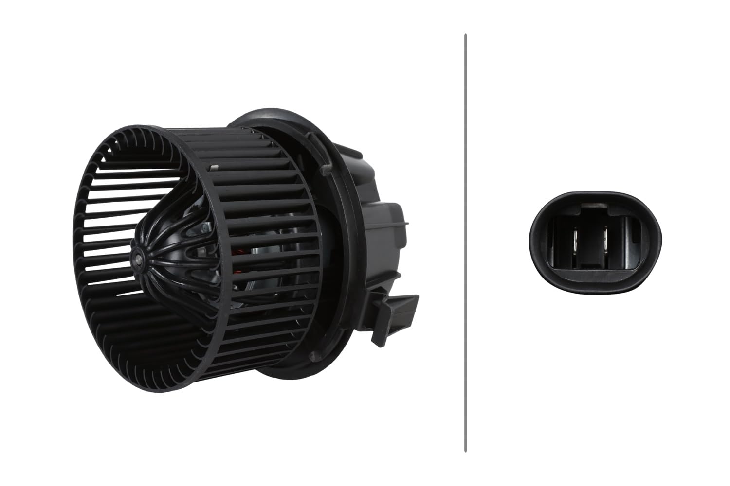 HELLA 8EW 366 401-891 dmuchawa do wnętrz - 12 V - 261 W - Ø: 146 mm