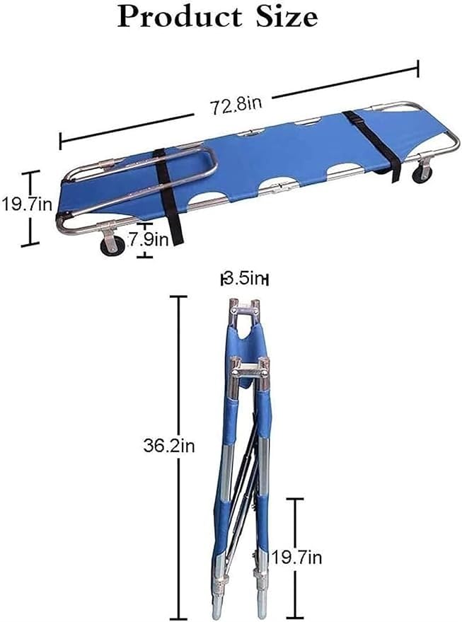 Hospital Emergency Folding Stretcher Portable Folding Stretcher Medical Rescue Stretchers