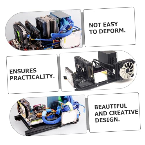 DOITOOL Open Air ATX Motherboard Computer Case Frame DIY Chassis Bracket Support Graphics Card Protection Compatible with Standard Power Supply Board miniatura 3