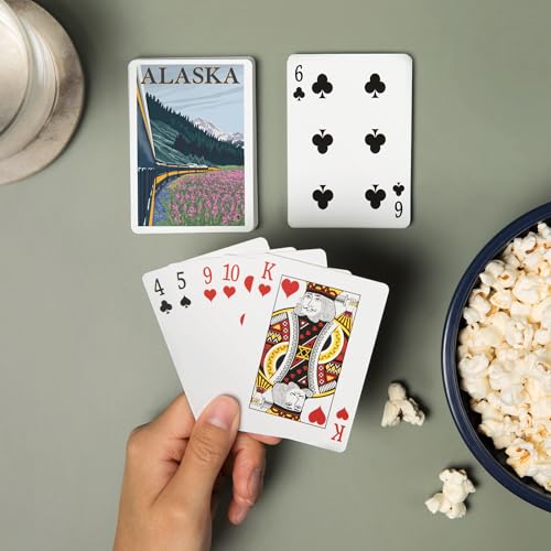 52 Cartas de Poker Alaska Railroad para Adultos miniatura 2