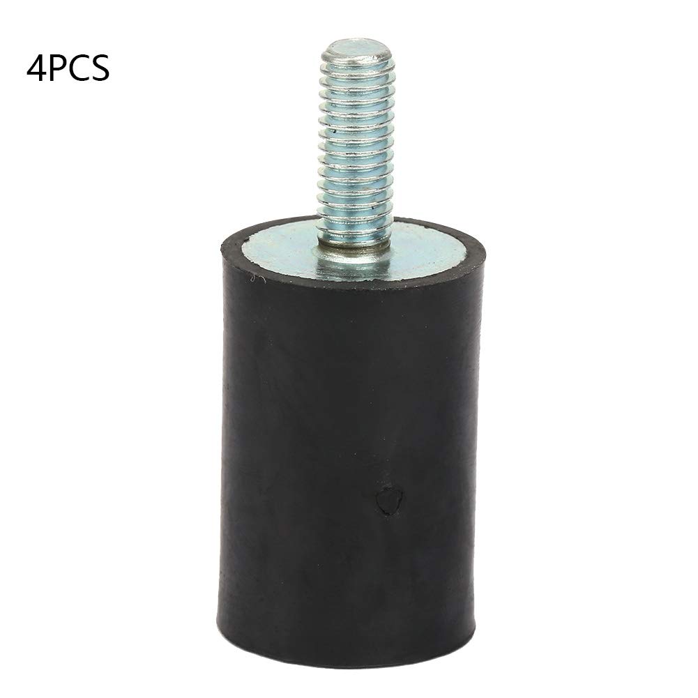 Lot De 4 Supports Anti-vibration Caoutchouc M6 - VD20*30 M6*18 - Pour Moteurs Et Compresseurs