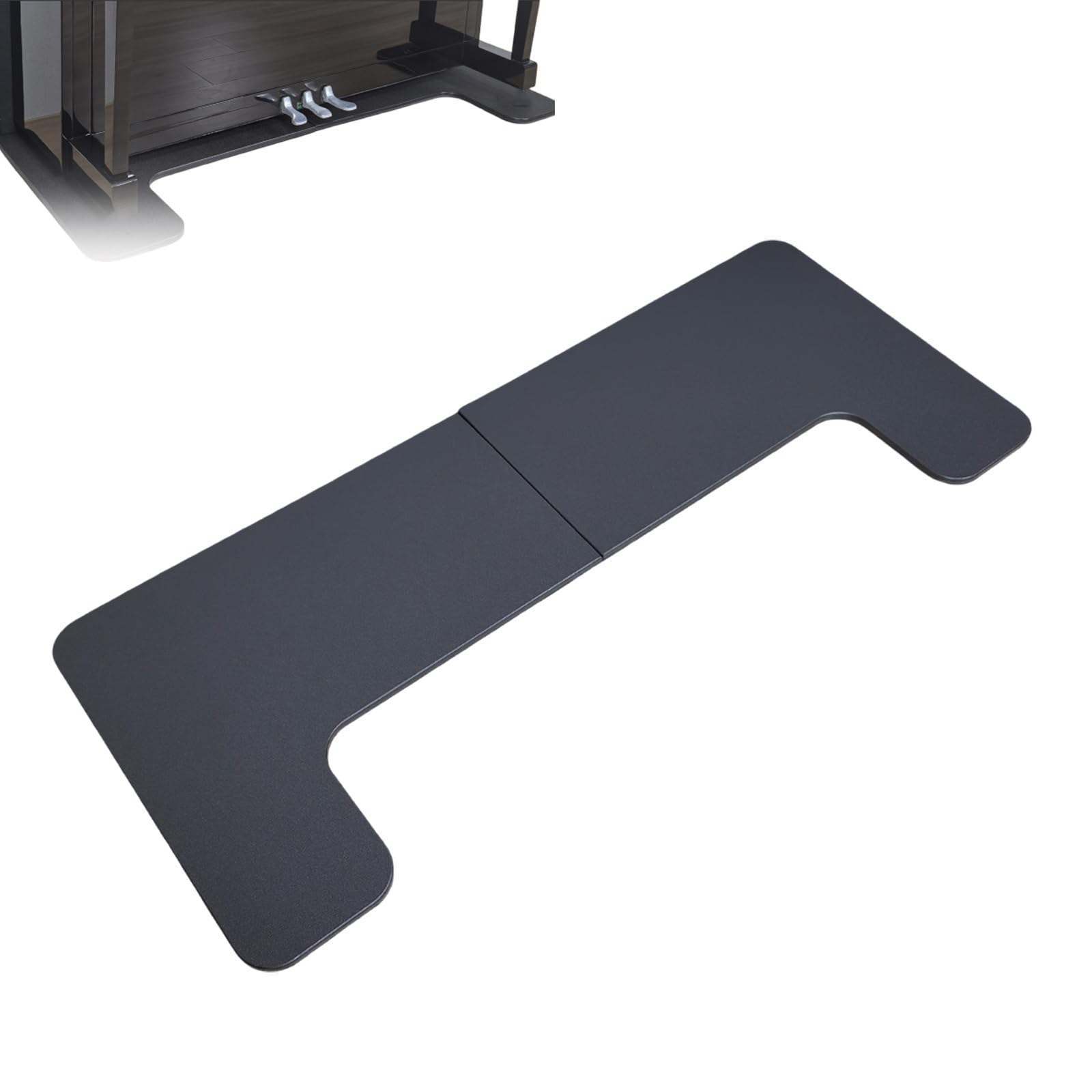 Tapis insonorisant pour piano et batterie - 160 x 68 cm - Haute densité - Tapis d'insonorisation pour piano droit et batterie