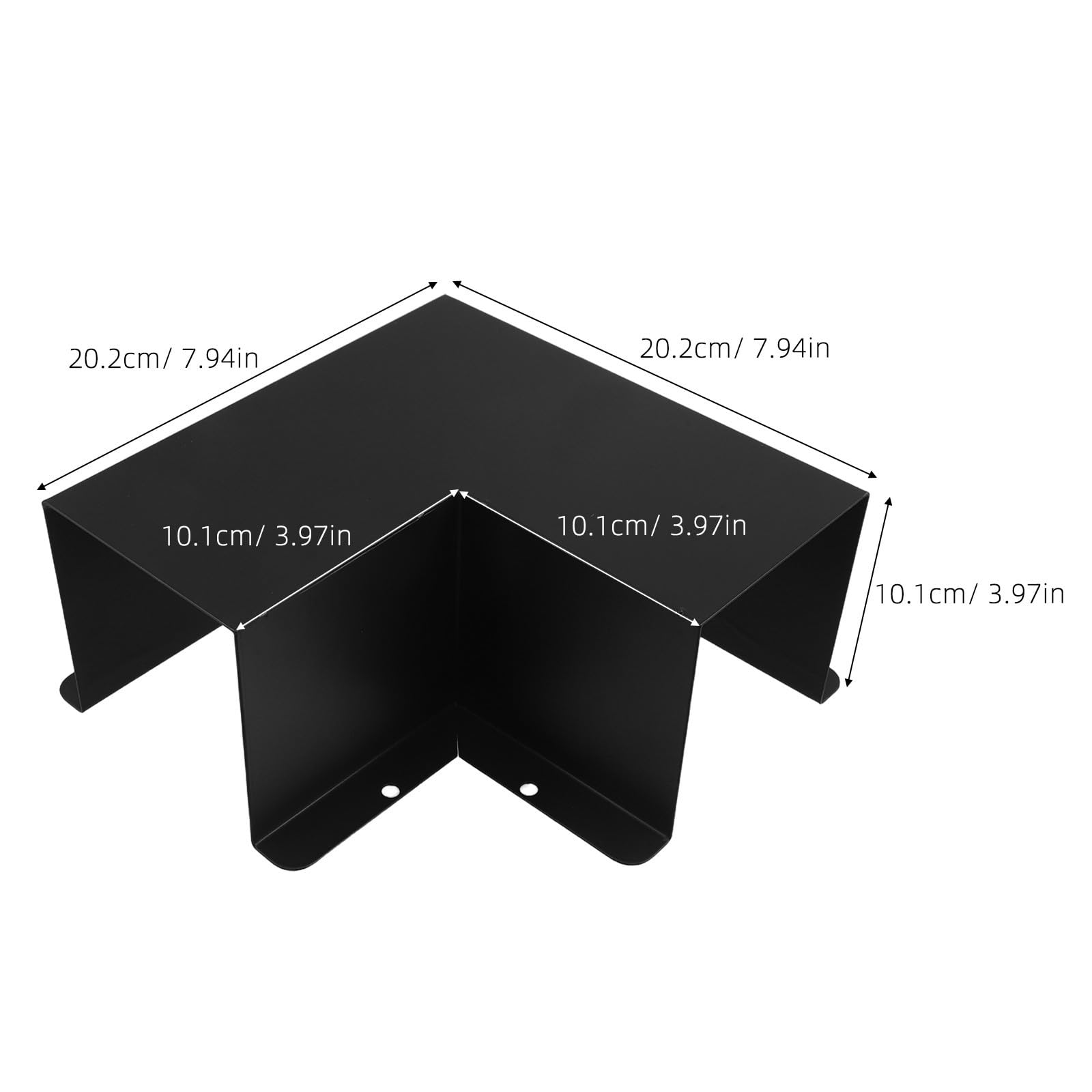 BESTOYARD Cubierta Metálica Resistente y Duradero Accesorio Decorativo para Cables con Codo Plano para Instalación Segura para Aire Acondicionado