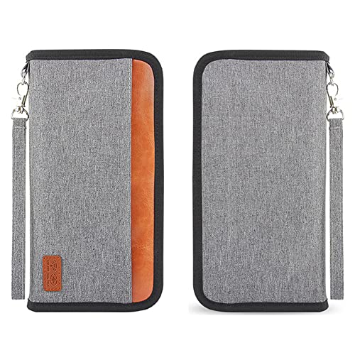 Porta-passaporte para cartão de vacina,Carteira de passaporte de viagem,organizador de documentos de