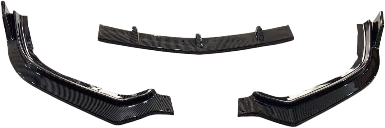Aerodynamic Front Bumper Lip Chin Spoiler Fit for Acura TLX 2018-2020,3 PCS Front Bumper Lip Body Kit Spoiler Compatible with Acura TLX 2018-2020, Carbon Fiber Style