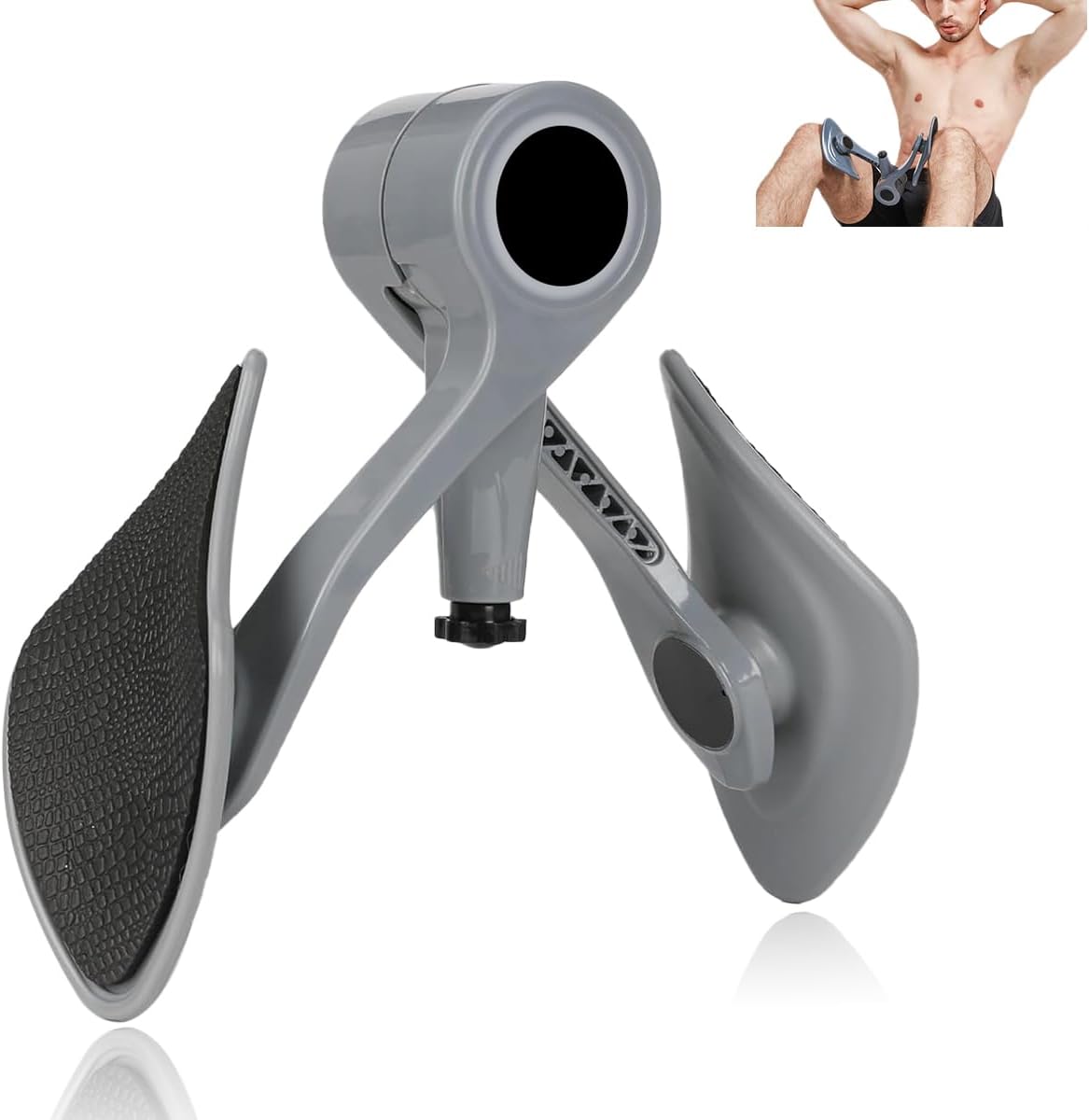 Beckenboden Muskeltrainer, Oberschenkeltrainer Trainingsgerät, GesäßTrainer Trainingsgerät, Fitnessgerät für Gesäß Beinarm Brust Arm und Beintrainer für Damen & Männer