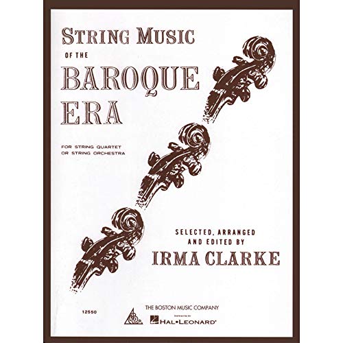 String Music of the Baroque Era for String Quartet cover image