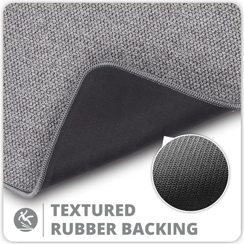 Bosap BOSAP003 Bath Mat,Ultra Thin Bath Rugs,Rubber Bath Mats For Bathroom,Quick Dry,Non-Slip,Machine Washable,Fit Under Door,Super Absorbent Bathroom Rugs thumb #3