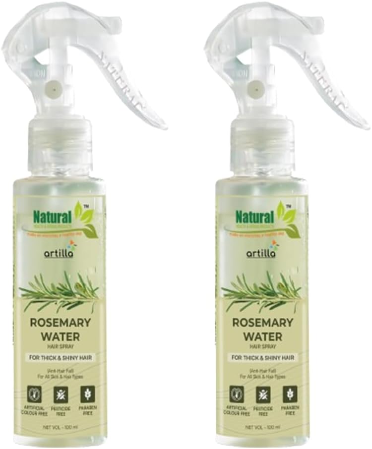 Natural Health and Herbal Products Rosemary Water For Hair Growth (200 ml) | Mist Spray for Hairfall | Rosemary Hair Mist | Adds Shine & Helps Reduce Hairfall, Strengthens | All Hair Types | Men&Women