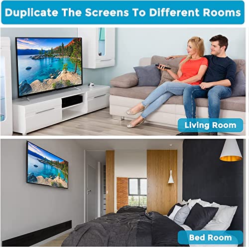 TCNEWCL VGA Splitter: 1 PC zu 4 Monitore, 4 Port VGA Verteiler für Home oder Theater, 200 MHz, 1920 x 1440 – Bild 4