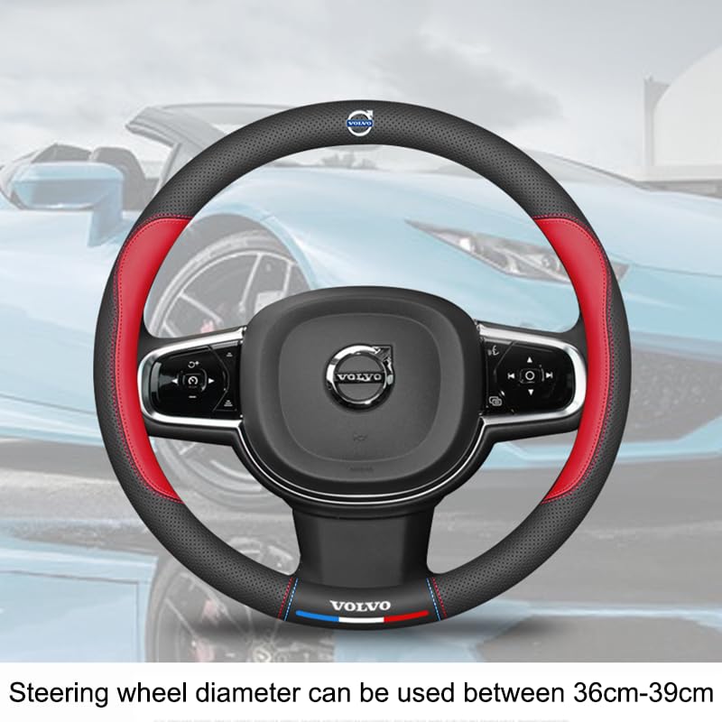Auto Stuurwielhoes Voor Volvo XC60 XC90 XC40 XC70 S90 S60 S80 S40 V90 Auto Stuurwielhoes Voor Volvo XC60 XC90 XC40 XC70 S90 S60 S80 S40 V90