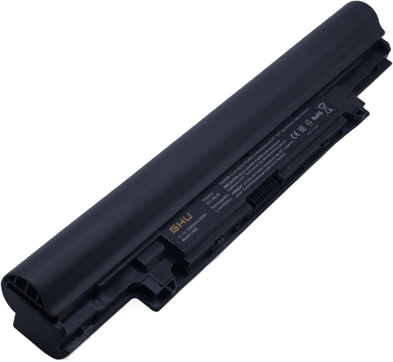 GHU New Li-Ion Battery Replacement for YFDF9 YFOF9 Compatible for Dell Latitude 3340 3350 5MTD8 JR6XC HGJW8 3NG29 7WV3V H4PJP 11.1V 58 WH 6-Cell YF0F9 VDYR8 451-12176