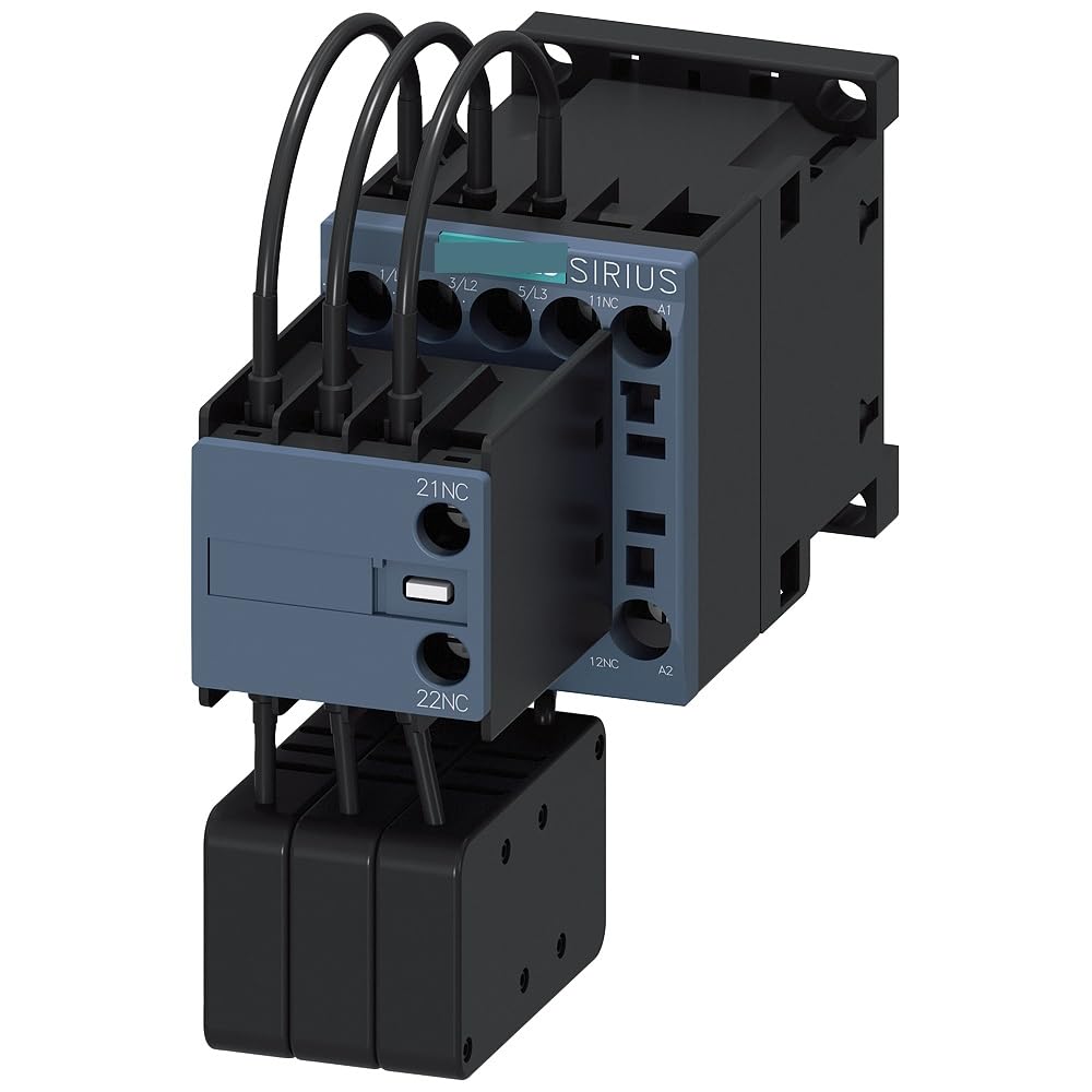 NOBIRTBSA Capacitor contactor AC-6b 12.5 kVAr / 400 V 2 NC 400 V AC 50/60 Hz 3 Poles 3RT2617-1AV05