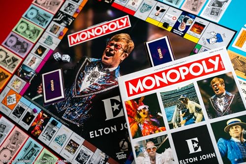 Monopoly: Elton John Juego de Mesa Coleccionable miniatura 4