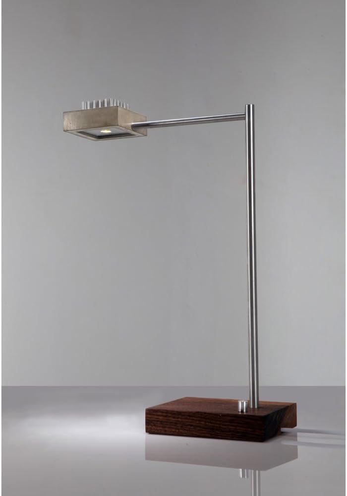 Cerno Cerno Alo LED Table Lamp, Silver, Wooden