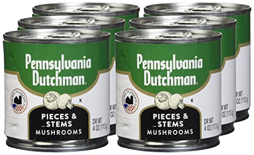 Pennsylvania Dutchman Canned Mushrooms, 4 Ounce (Pack of 12) - Thumbnail 4