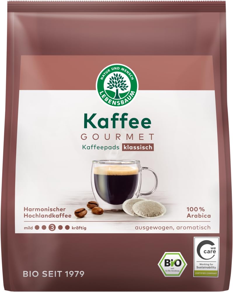 Kaffee Gourmet, Kaffeepads, klassisch 12 x 126 g