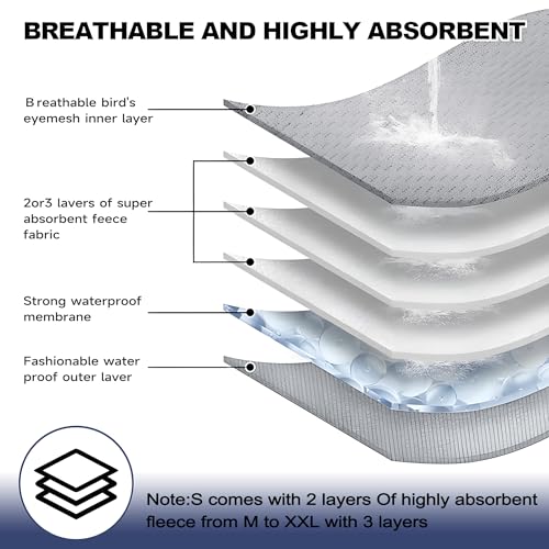 Image of Tuiskusa Male Dog Diapers, High Absorbing Dog Belly Bands for Male Dogs, Washable Reusable Dog Male Wraps(5 Pack)