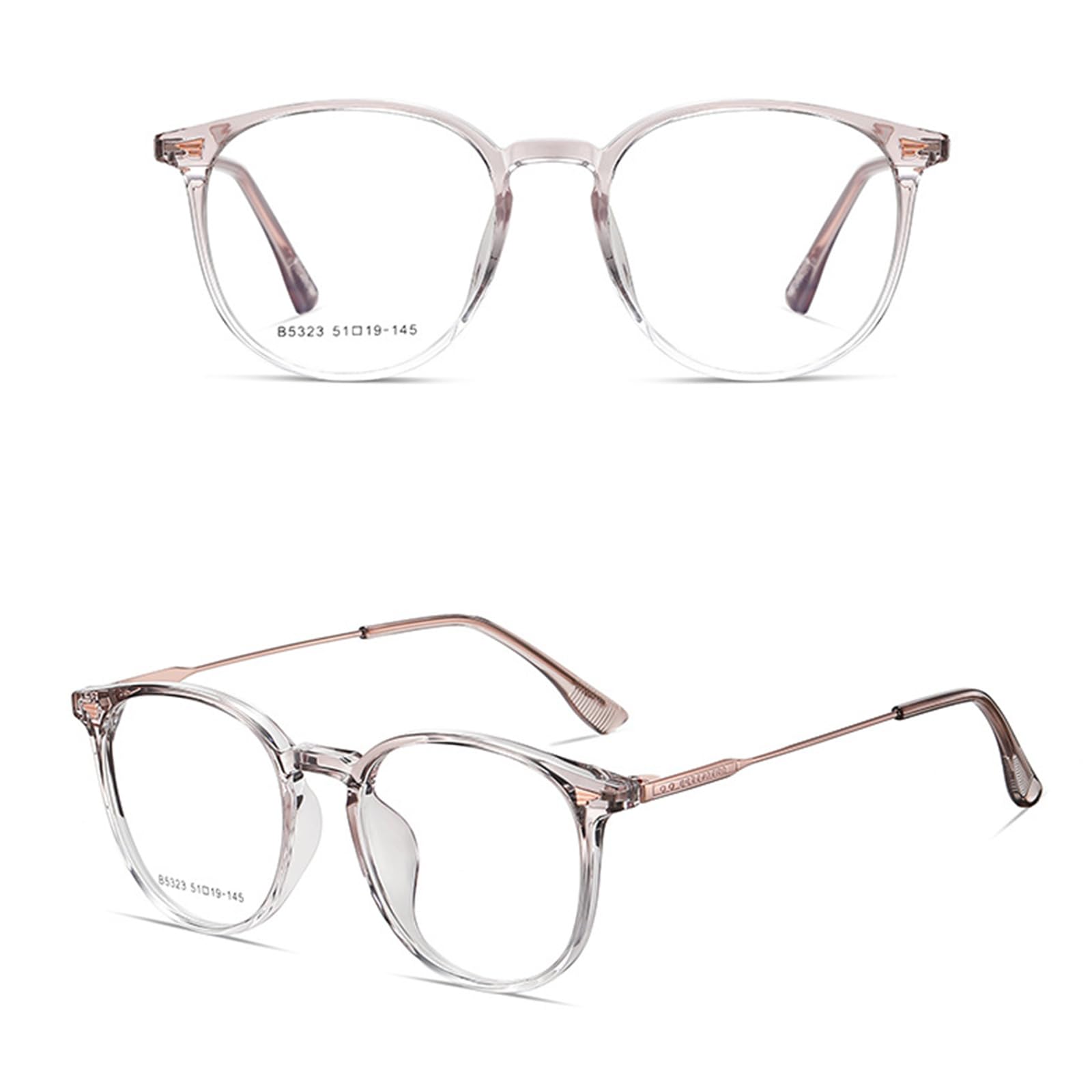 Blaulichtfilter Brille Damen Herren Entspiegelte Computerbrille Ohne Stärke Anti Augenmüdigkeit Blaulicht Schutzbrille Gegen Kopfschmerzen UV Blaufilter Brille Für Bildschirme,G