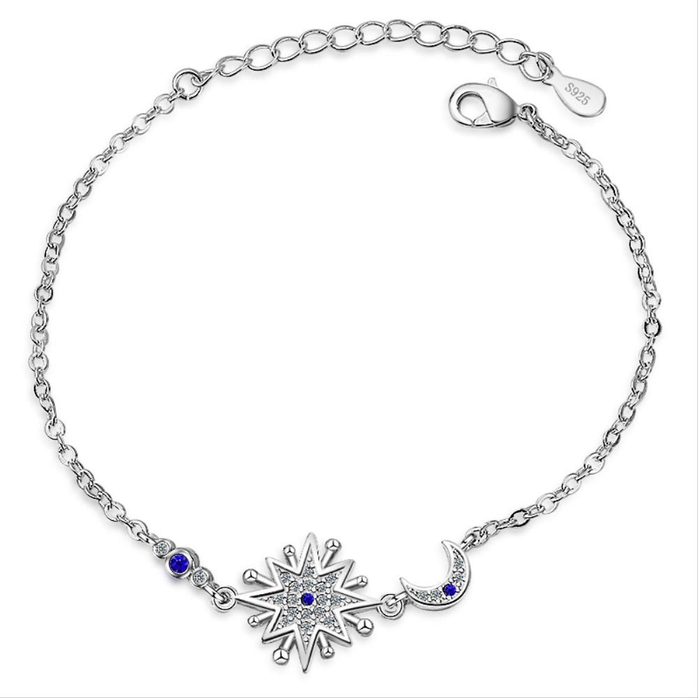 Pulsera de luna y estrella YZYSHHX, el regalo ideal de joyería fina para mujer 3